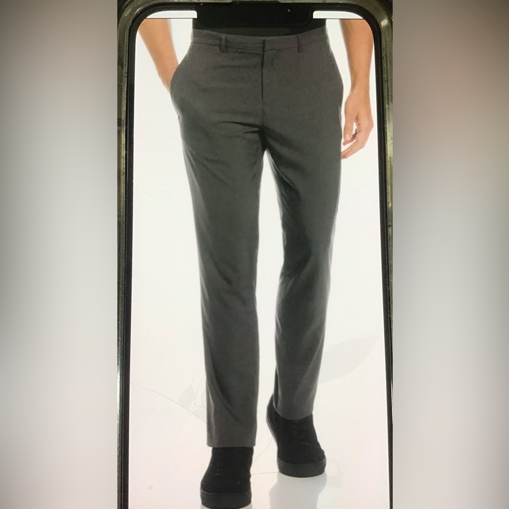 PERRY ELLIS PORFOLIO CLASSIC FIT MEN’S SIZE 38X32 DARK GRAY PANTS